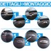 Coprisedili Auto Compatibili Leon Quarta Serie Hybrid Nero Blu Royal| Made In Italy | Set CopriSedile Anteriori e Posteriori | Copri Poggiatesta Incluso | Accessori Interni
