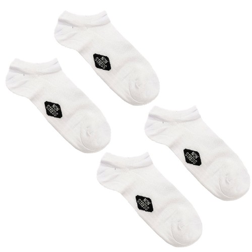 SET 12 CALZINI UOMO COLLO BASSO IN COTONE NO STRESS COLORE BIANCO TAGLIA 40-46