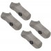 SET 12 CALZINI UOMO COLLO BASSO IN COTONE NO STRESS COLORE GRIGIO TAGLIA 40-46 MOD. D866-4