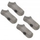 SET 12 CALZINI UOMO COLLO BASSO IN COTONE NO STRESS COLORE GRIGIO TAGLIA 40-46 MOD. D866-4