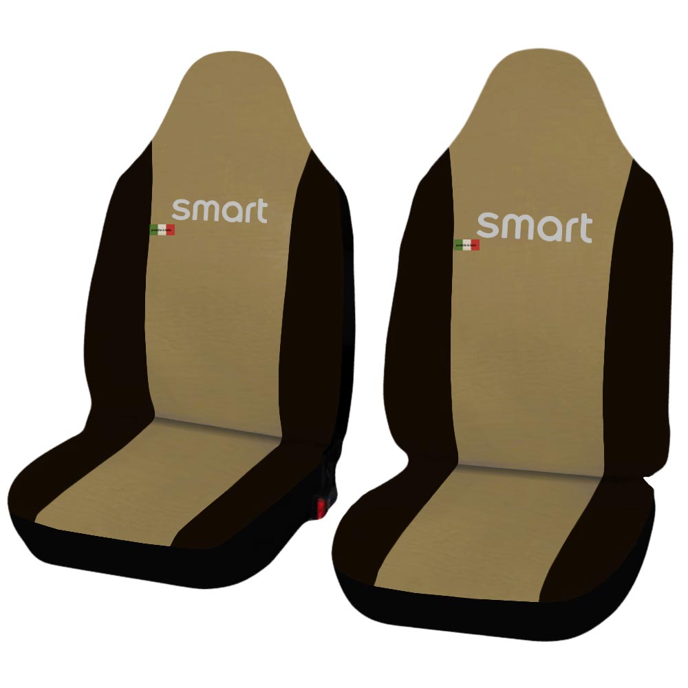 Tappetini compatibili per Smart ForTwo W453 dal 2014 con 1 logo ricamato :  : Auto e Moto