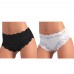 Fino a 6 culottina con pizzo Intimami in cotone/modal varie taglie e colori disponibili art. 5901-S