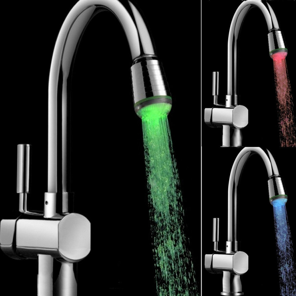 Rubinetteria Colorata Per Bagno.Filtro Per Rubinetto Acqua A Led Cambia Colore Ebay